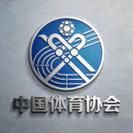 中国体育协会合作伙伴标志 - 抽象化的体育协会徽章